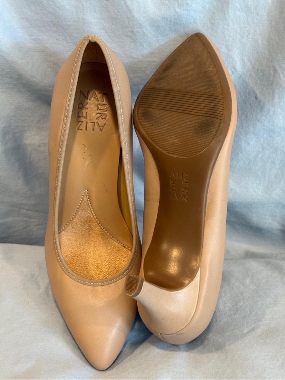 Nurture by Lamaze Women's Nude Pointed-Toe Pumps